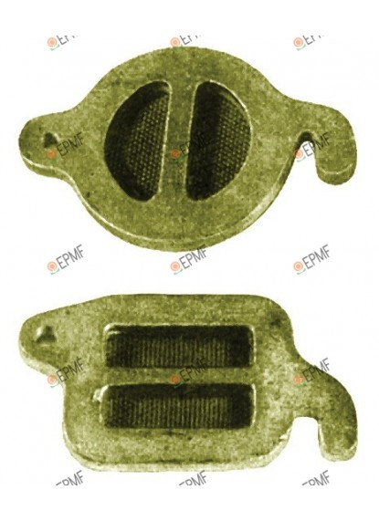 Clapets de fermeture pour boîtes à noyaux.