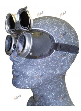 Lunettes de protection pivotant vers le haut (pour porteurs de lunettes).