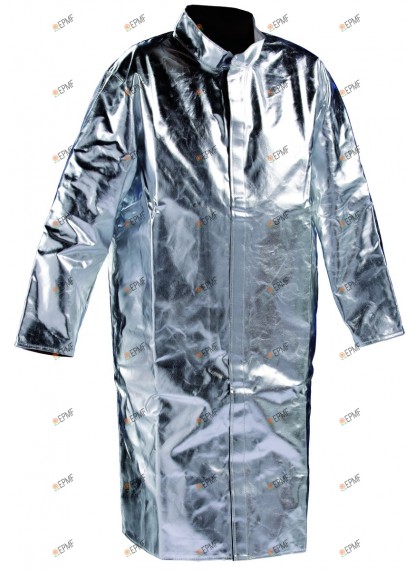 1) Manteau long - Vêtements de protection sans amiante.