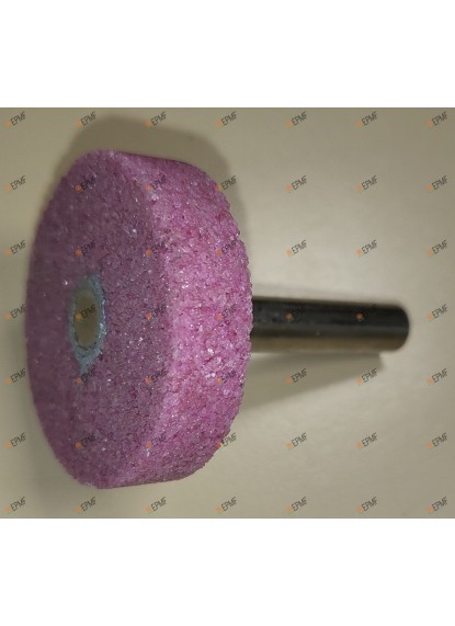 Meules sur tige, liant céramique, dureté O.